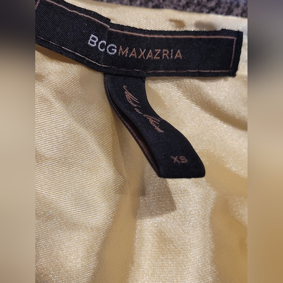 BCBG maxazria yellow silk mini dress in size xs. - Picture 3 of 5